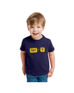 Biowash Kid's Ctrl + V T-Shirt Navy Blue